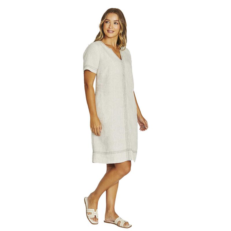 Jump Tack Stitch Dress image number 4